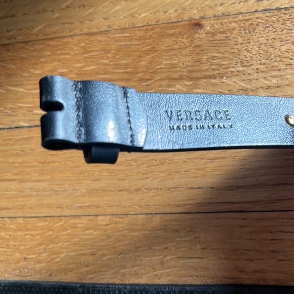 Versace Leather Medusa Belt w/o Head Buckle size 32 - Picture 7 of 16